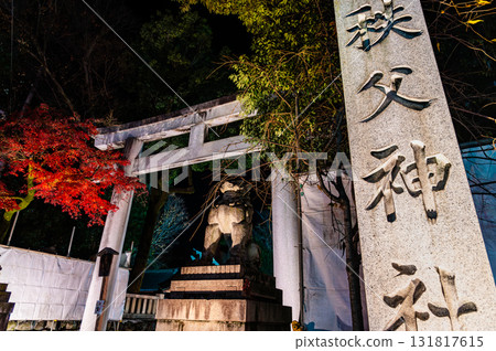 埼玉縣秩父神社的大牌坊 131817615