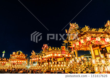 Food stalls at the Chichibu Night Festival in Saitama Food stalls at the Chichibu Night Festival in Saitama 131817626