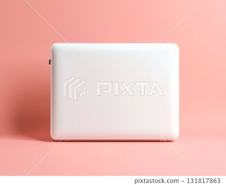 White Leather Case Pink Minimalist Mockup 131817863