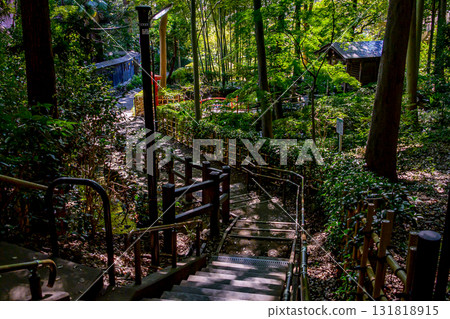 Otaka-no-michi, an ancient road surrounded by greenery Otaka-no-michi, an ancient road surrounded by greenery 131818915