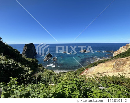 Shimamuki Coast Observatory, one of Japan's 100 best beaches, Izumisaki Town, Shakotan Town, Hokkaido 131819142