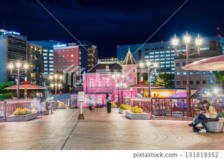福岡 - 舊福岡縣公會堂和福白橋的夜景 131819352