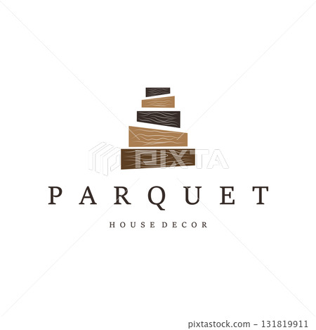 Home decor floor logo with modern aesthetic wood and stone floors and poster template illustration design for brands and symbol Home decor floor logo with modern aesthetic wood and stone floors and poster template illustration design for brands and symbol 131819911
