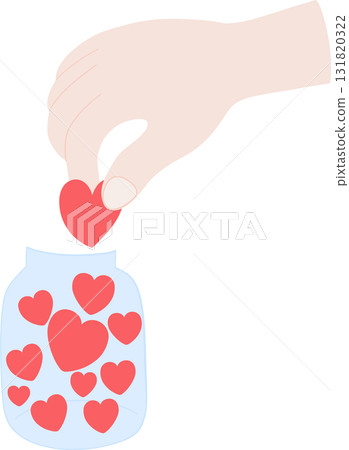 world kindness day friendship unity flat illustration 131820322
