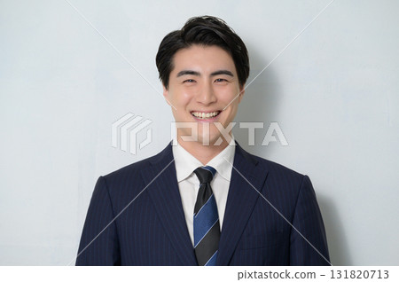 Smiling man on white background Smiling man on white background 131820713