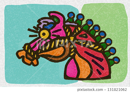 New Year's Card, Art, Colorful, No Greetings, 2026, Reiwa 8, Picasso-esque, Blue Background New Year's Card, Art, Colorful, No Greetings, 2026, Reiwa 8, Picasso-esque, Blue Background 131821062