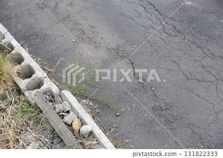Asphalt, pavement, parking lot, ground, outdoor, grading 131822333