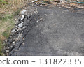 Asphalt, pavement, parking lot, ground, outdoor, grading 131822335