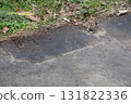 Asphalt, pavement, parking lot, ground, outdoor, grading 131822336