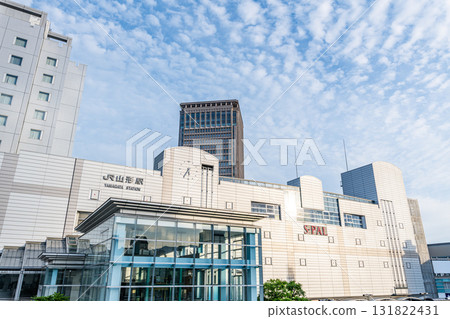 Yamagata City, Yamagata Prefecture, JR Yamagata Station (East Exit) in fine weather Yamagata City, Yamagata Prefecture, JR Yamagata Station (East Exit) in fine weather 131822431