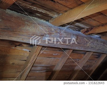 Wooden building beams and pillars Wooden building beams and pillars 131822643
