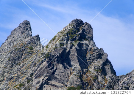 Gendarme and Donkey's Ears seen from Tsuri Ridge in the Northern Alps 131822764
