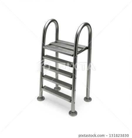 Stainless Steel Pool Ladder with Five Steps 131823830