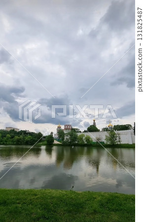 Historic Russian Monastery Reflected in Nizhny Novgorod Water Historic Russian Monastery Reflected in Nizhny Novgorod Water 131825487
