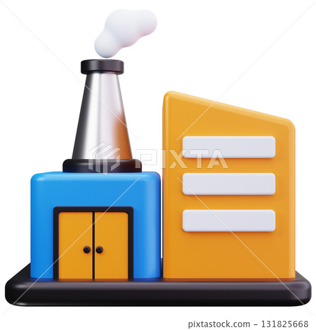 Modern Power Plant Factory 131825668