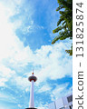 Kyoto Tower and blue sky 131825874