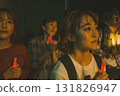 扇子 女生 女孩 131826947