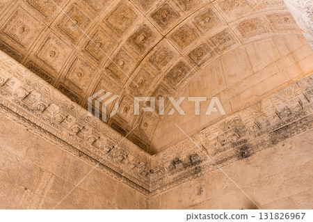 Temple of Jupiter ceiling and frieze in Diocletian's Palace Temple of Jupiter ceiling and frieze in Diocletian's Palace 131826967