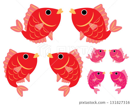 Cute illustration of sea bream (event 17) Cute illustration of sea bream (event 17) 131827316