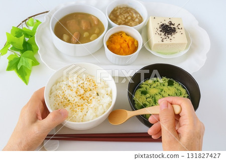 Mousse care food that looks delicious and is easy to eat 131827427