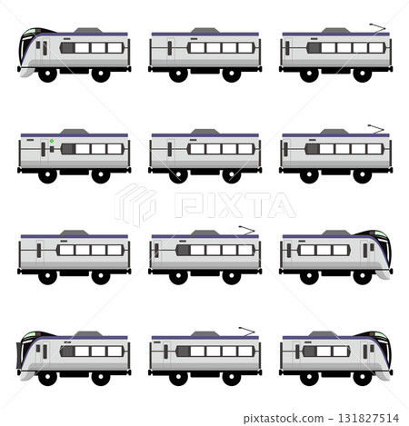 A 12-car set of toy-style E353 series trains 131827514