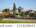 Close-up of the railway in Israel. 131828643