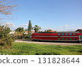 Close-up of the railway in Israel. 131828644