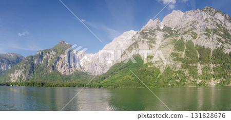 Konigsee lake near Jenner mount in Berchtesgaden National Park, Alps Germany Konigsee lake near Jenner mount in Berchtesgaden National Park, Alps Germany 131828676