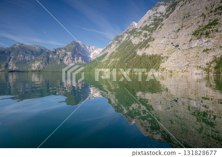 Konigsee lake near Jenner mount in Berchtesgaden National Park, Alps Germany Konigsee lake near Jenner mount in Berchtesgaden National Park, Alps Germany 131828677