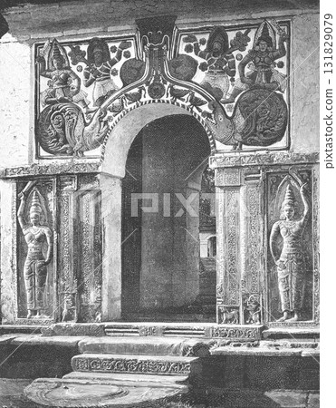 19th Century Buddhist Studies, Sri Lanka, Illustrations from the Temple of the Tooth 19th Century Buddhist Studies, Sri Lanka, Illustrations from the Temple of the Tooth 131829079