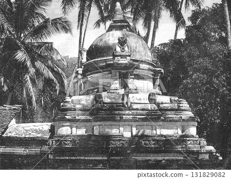 19th Century Buddhist Studies: Sri Lankan Stupa Illustrations 19th Century Buddhist Studies: Sri Lankan Stupa Illustrations 131829082
