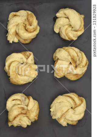 Unbaked Cardamom Rolls Unbaked Cardamom Rolls 131829928