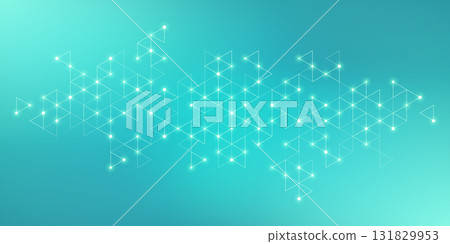 Abstract vector background with a geometric pattern of triangle shapes. Graphic design element  131829953