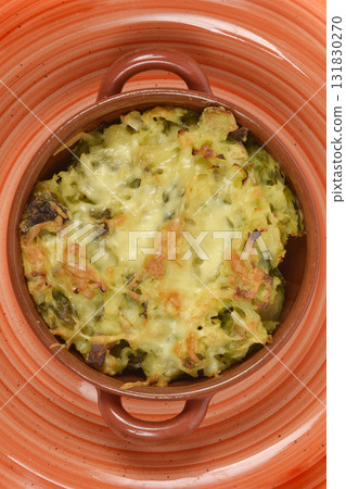Brussels Sprout, Potato, and Cheese Gratin Brussels Sprout, Potato, and Cheese Gratin 131830270