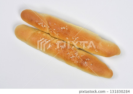 Two Sesame Bread Rolls 131830284