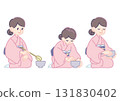 A woman making tea 131830402