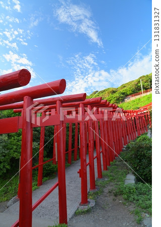 紅色鳥居元乃隅神社889 131831327