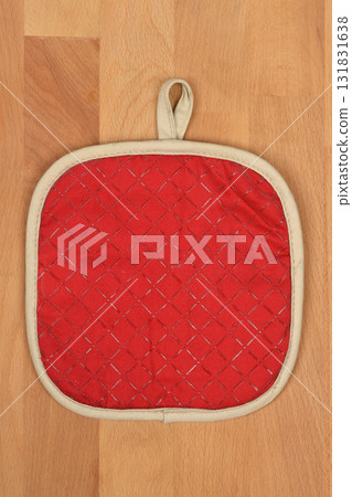 Red Quilted Kitchen Potholder 131831638