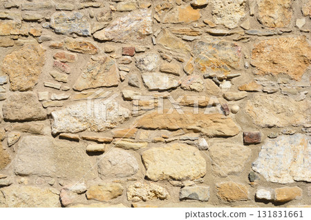 Rustic Stone Wall Background Rustic Stone Wall Background 131831661