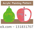 Acrylic paint style seamless texture 131831707