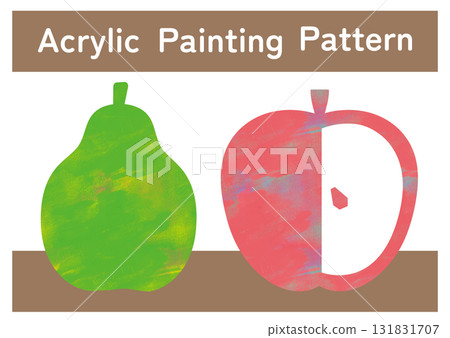 Acrylic paint style seamless texture 131831707