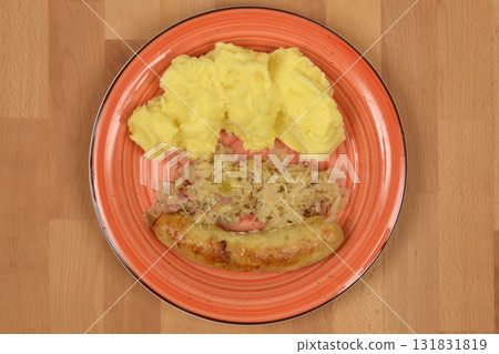 Sausage, Sauerkraut, and Mash 131831819