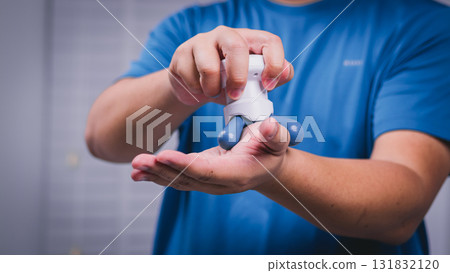 Effective self-massage techniques for pain relief and wellness indoor setting health therapy hand care 131832120