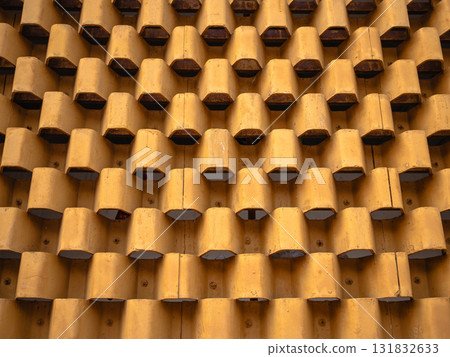 Industrial pattern design urban setting abstract image textured background close-up view creative concept Industrial pattern design urban setting abstract image textured background close-up view creative concept 131832633