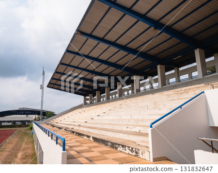 Sporting event venue overview stadium architecture outdoor environment urban setting modern design 131832647