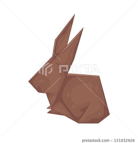 Illustration of Origami rabbit  131832926