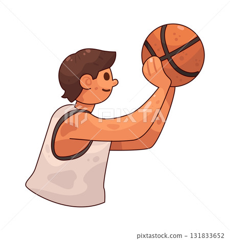 illustration of basketball player 131833652