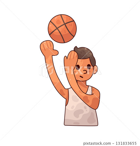 illustration of basketball player 131833655