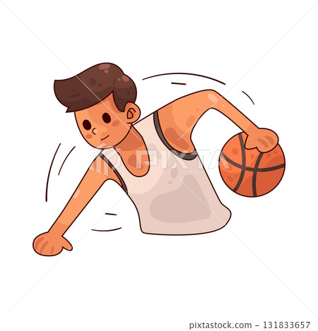 illustration of basketball player 131833657
