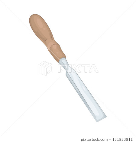 Illustration of chisel 131833811